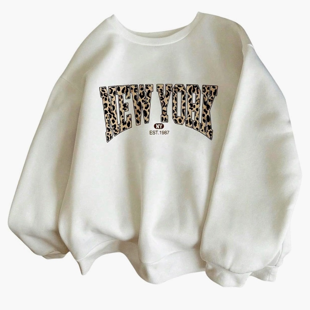 New York sweater off the shoulder